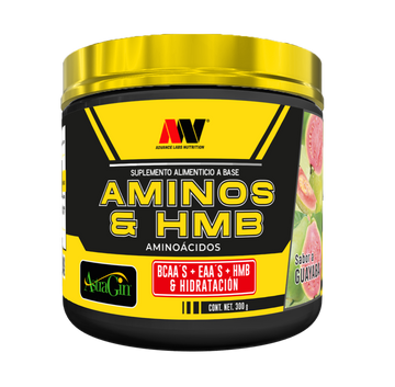Aminos y HMB con ingrediente patentado , 300g - Advantage Nutrition con Astragin®️