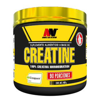 Creatina, 90 Porciones, 450g, Con ingrediente patentado Creapure ®️ – Advance Nutrition