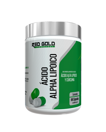 Acido Alfa Lipoico 60 Cápsulas 700 mg c/u Red Gold Naturals