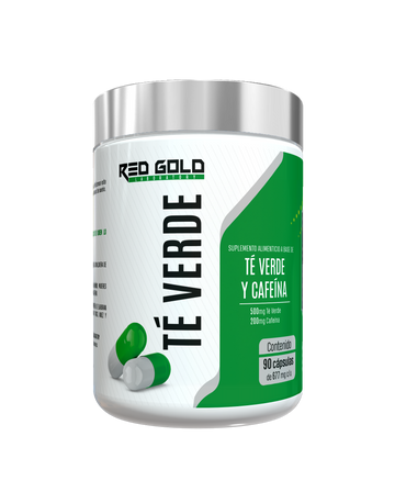 Té Verde 90 Cápsulas 677 mg c/u Red Gold Naturals