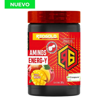 Aminos Energ-Y, 30 Porciones, 300g, Con Creapure ®️ – Red Gold