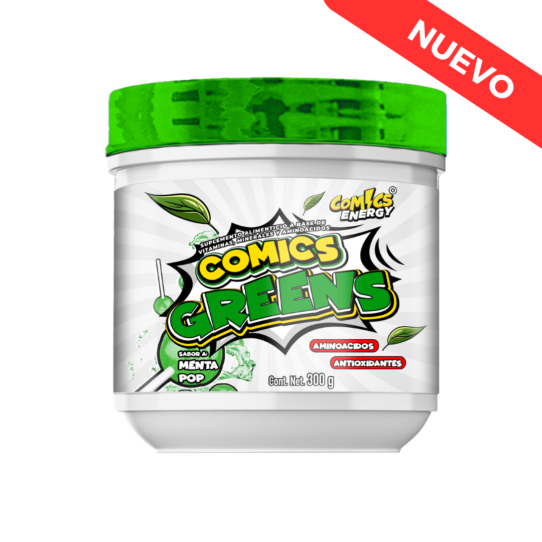 Comics Green (Vitaminas, minerales y aminoacidos),300g, Comics Energy