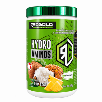 Hydro Aminos - Aminoácidos + Creapure® RedGold  y Electrolitos (450g)