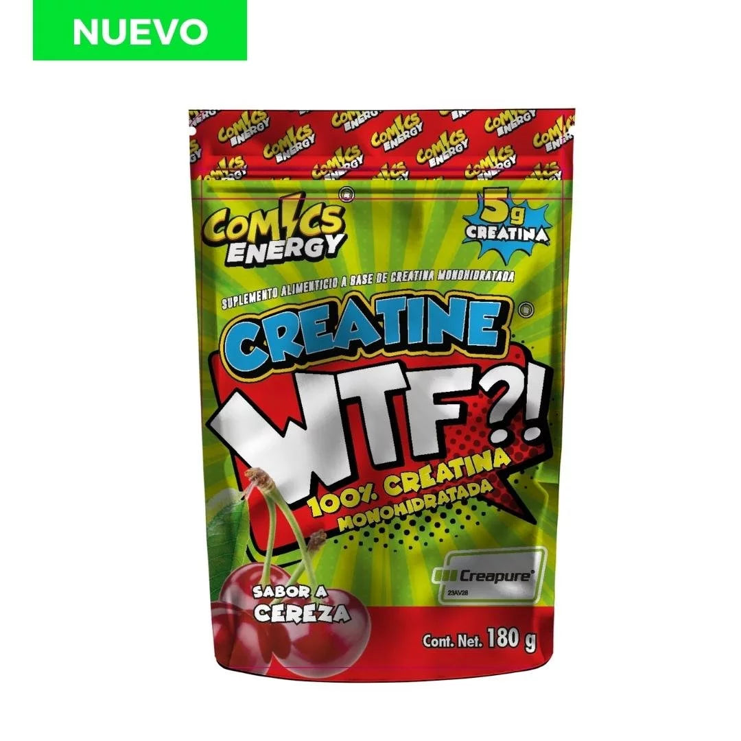 Creatina WTF, 180g, Con Creapure ®️ – Comics Energy