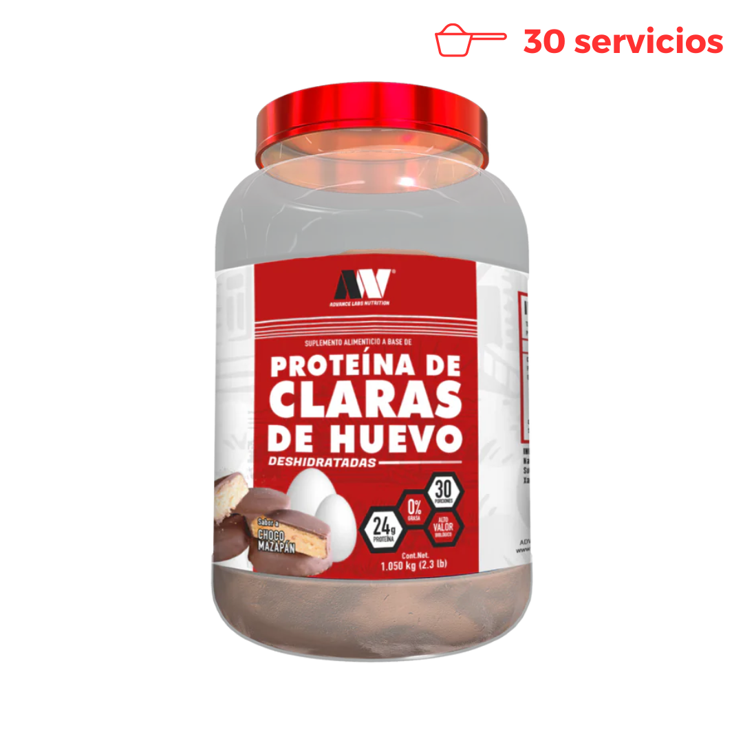 Proteína de Claras de huevo deshitradas, 30 Servicios - Advance Nutrition