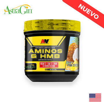 Aminos y HMB con ingrediente patentado , 300g - Advantage Nutrition con Astragin®️