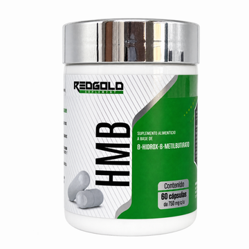 HMB 60 Cápsulas 750 mg c/u Red Gold Naturals