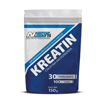 Kreatin Creatina Micronizada 100% Pura, 30 Porciones, 150g – NST