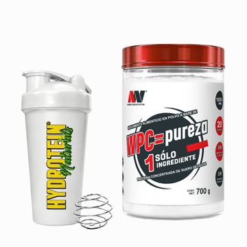 Proteína WPC = PUREZA Suero de leche Sin sabor 700g Advance Labs Nutrition + Shaker