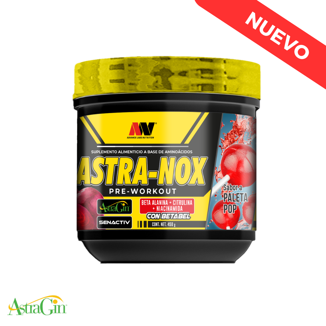 Astranox pre entreno , 450g - Advantage Nutrition con Astragin®️