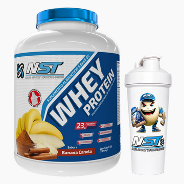 Proteína NST Suero de leche + SHAKER GRATIS 65 Servicios 5 Lbs