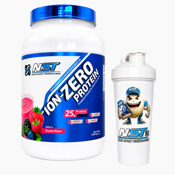 Proteína Aislada de Suero de Leche Cero Carbohidratos, Cero Lactosa y Cero Azúcar Ion Zero Protein (45 Porciones) – NST + SHAKER GRATIS