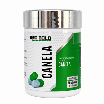 Canela 60 Cápsulas 750 mg c/u Red Gold Naturals