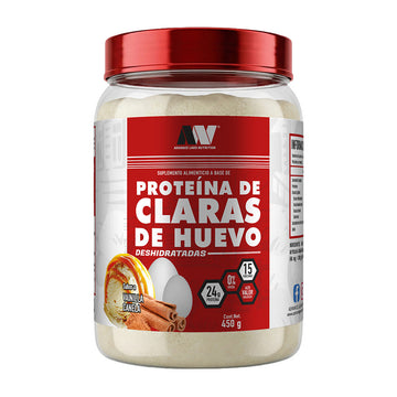 Proteína de Claras de Huevo Deshidratadas Sabor Vainilla canela (450 g)