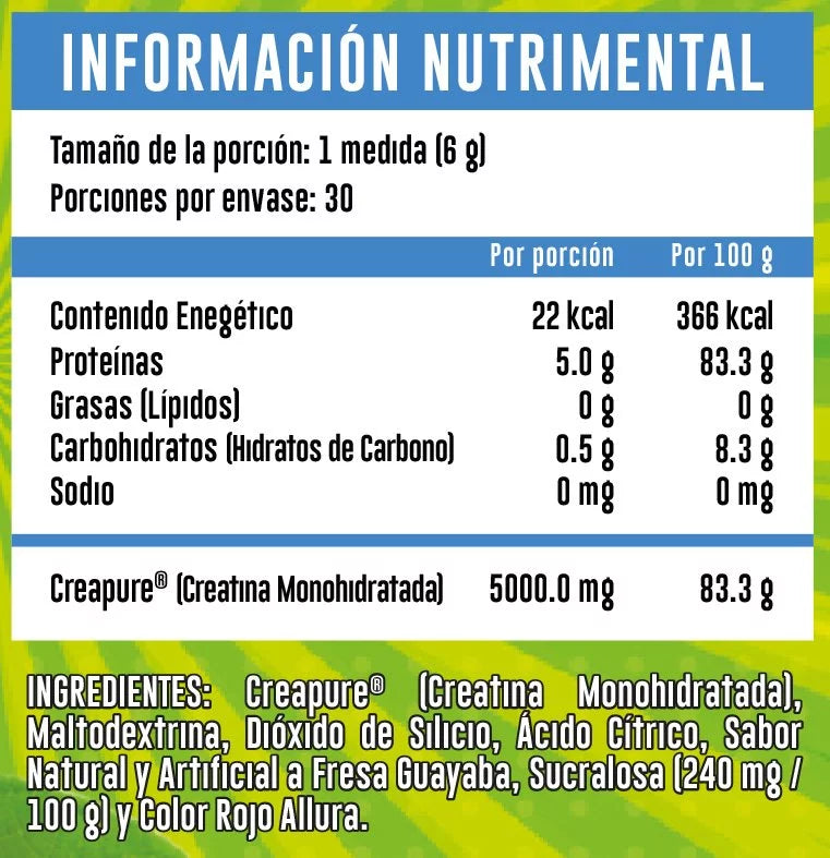 Creatine WTF?! Comics Energy – Con Calidad Creapure® (Sabor Guayaba-Fresa)