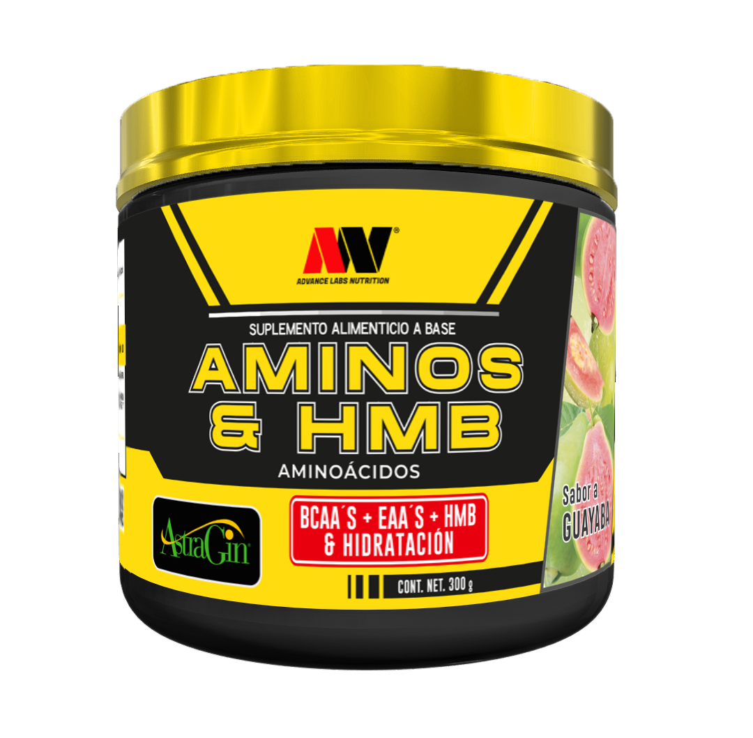 Aminos y HMB con ingrediente patentado , 300g - Advantage Nutrition con Astragin®️