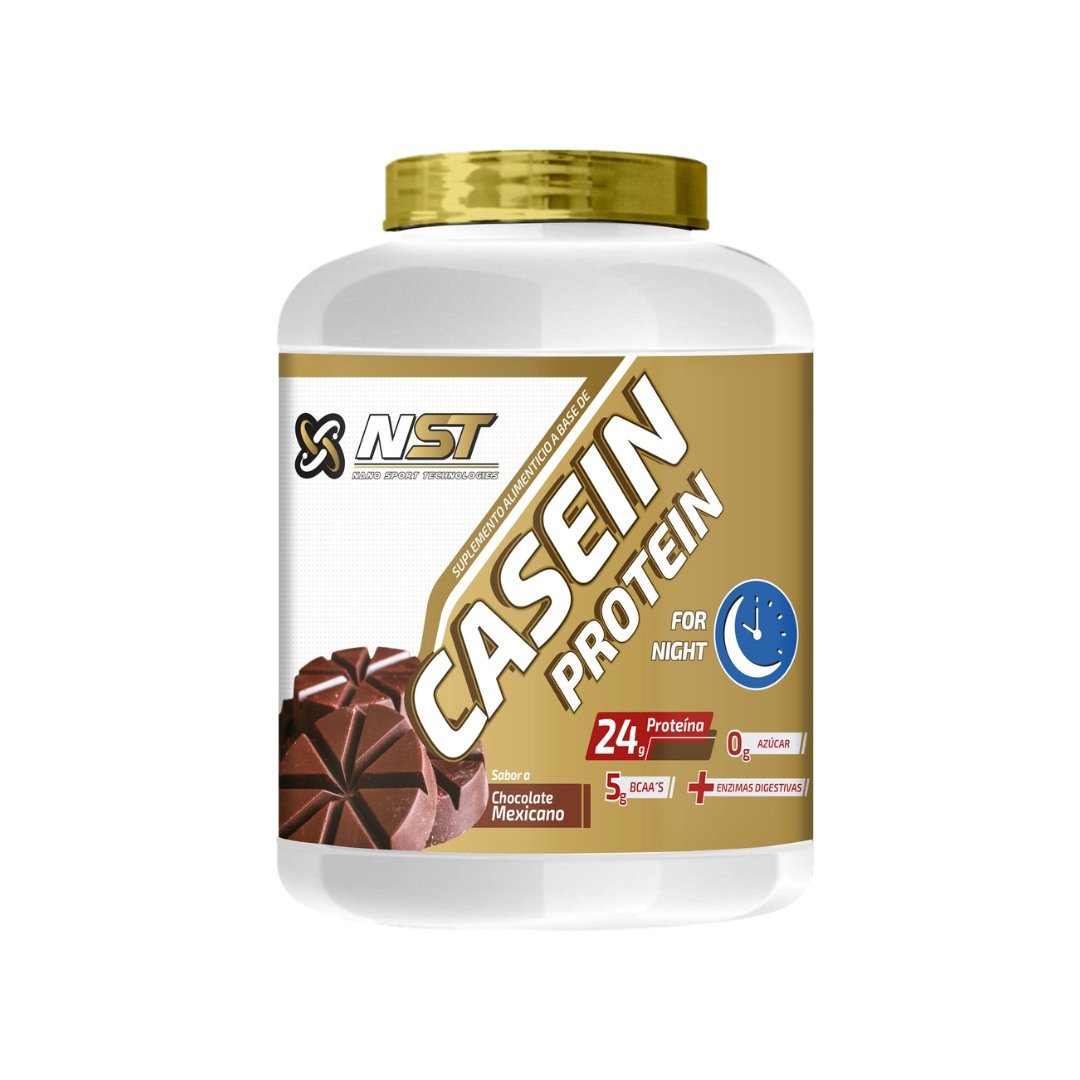 Casein Protein Sabor Chocolate Mexicano, 24g Proteína, NST