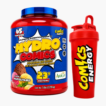 Proteína Whey con AstraGin Hydro Comics Energy (65 Porciones) – Comics Energy