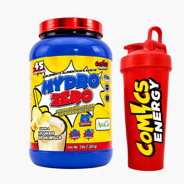Proteína Aislada de Suero de Leche con AstraGin Cero Carbohidratos y Cero Lactosa Hydro Zero (45 Porciones) – Comics Energy