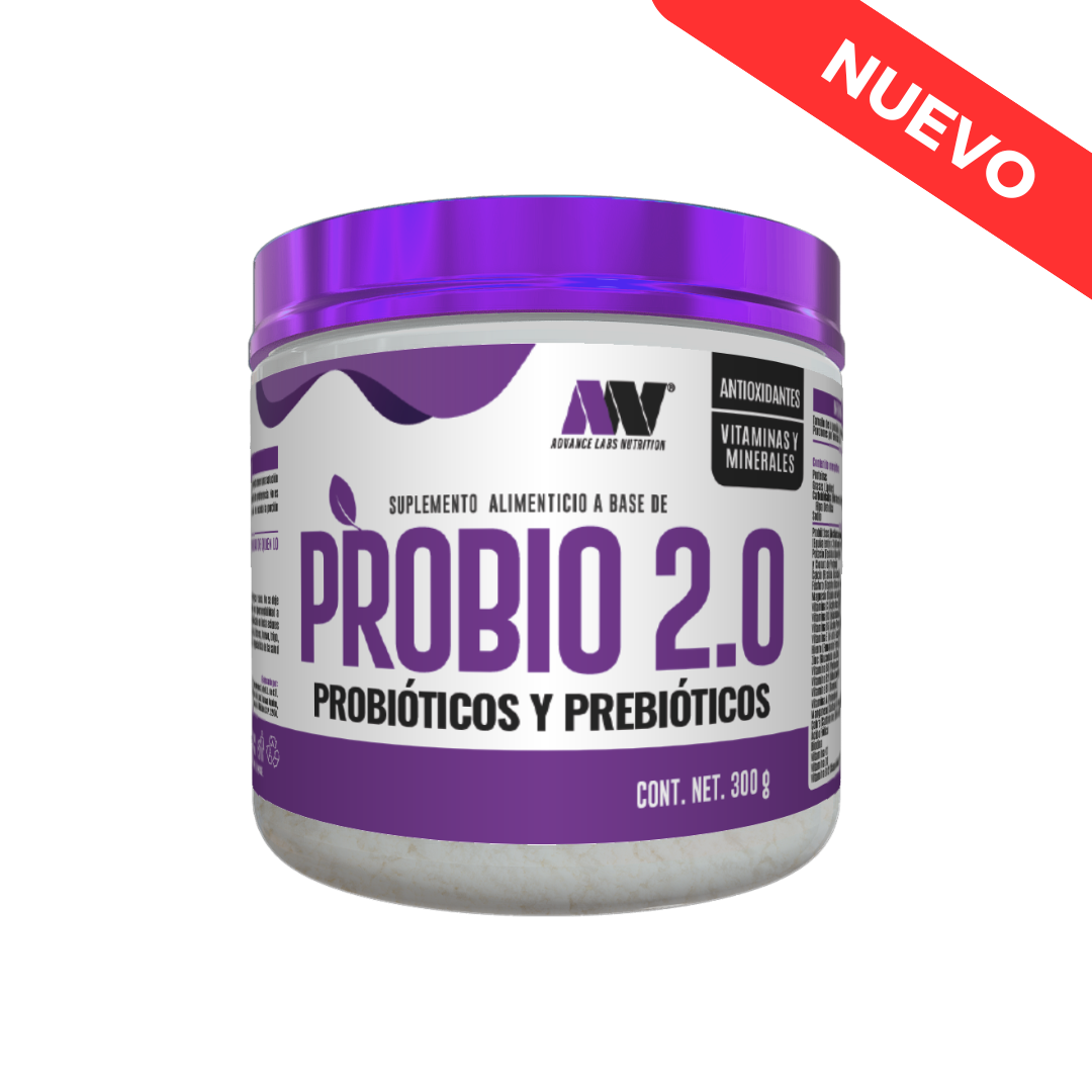 Prebio 2.0, Probióticos y prebióticos, 300g, Advance Nutrition