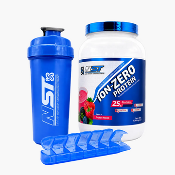 Proteína Aislada de Suero de Leche Cero Carbohidratos, Cero Lactosa y Cero Azúcar Ion Zero Protein (45 Porciones) – NST + SHAKER GRATIS