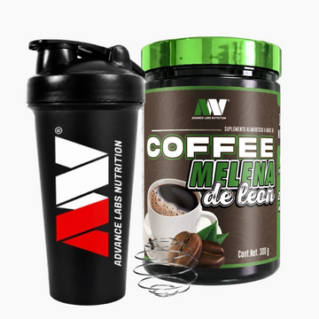 Coffee Melena de León Advance Nutrition + SHAKER – 100% Natural (60 Porciones)