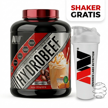 Proteína de Carne Hidrolizada Hydrobeef Advance Nutrition + SHAKER (56 Servicios)