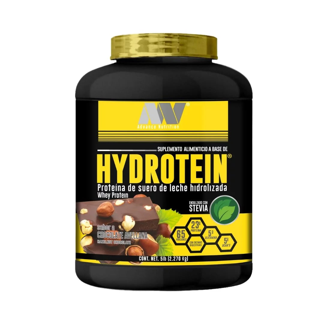 Proteína Hydrotein 5Lbs 65 Serv. + Cilindro Gratis, Advance Nutrition