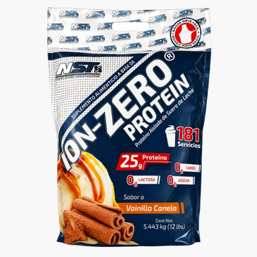 Ion-Zero Protein de NST – Proteína Aislada de Suero de Leche (Sabor Vainilla Canela, 181 Servicios) Costal