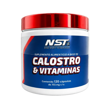 Calostro Bovino & Vitaminas NST (120 cápsulas de 750 mg c/u)