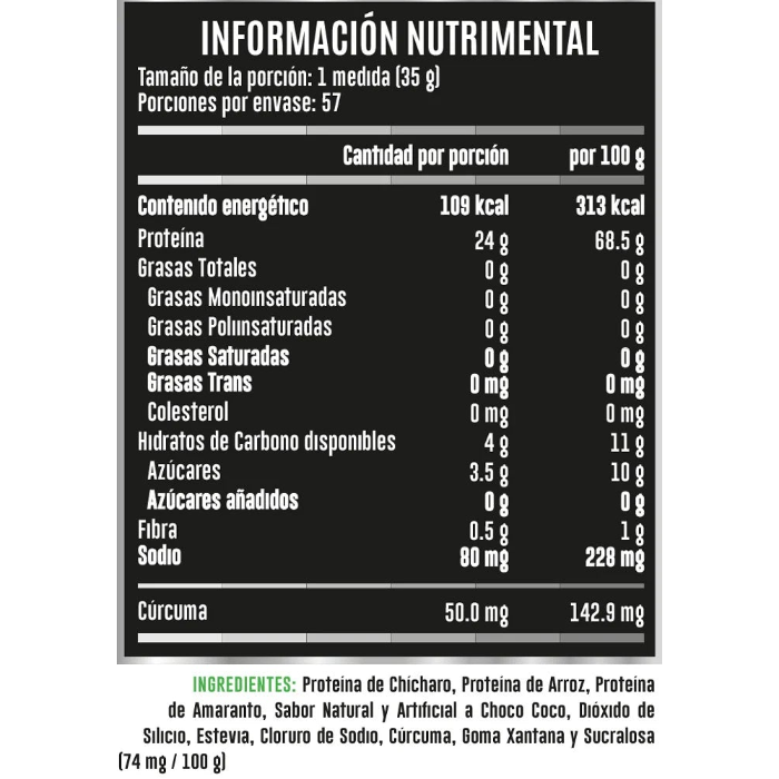 Vegan Protein + Shaker gratis  Advance Labs Nutrition Con Curcuma 4.4 Lbs