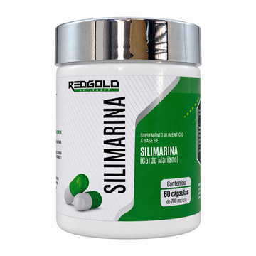 Silimarina 60 Cápsulas 700 mg c/u Red Gold Naturals