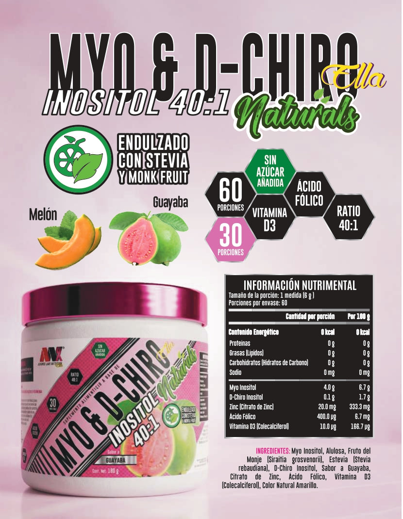 Myo & D-Chiro Inositol – Ratio 40:1 Advance Labs Nutrition Ella