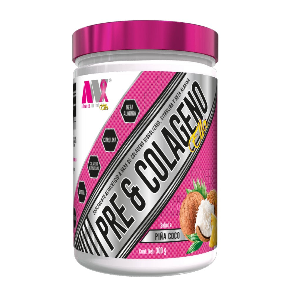 Pre Entreno & Colageno – 30 Servicios, Advance Nutrition Ella