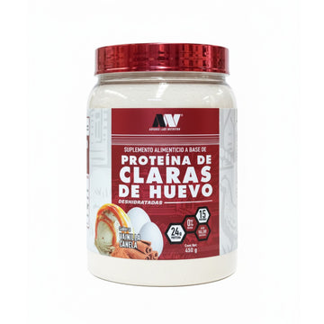 Proteína de Claras de Huevo Deshidratadas Sabor Vainilla canela (450 g)