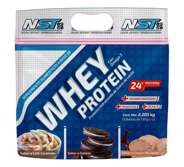 Whey Proteina Tri-Sabor Bag 2.2 Kg, NST