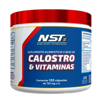 Calostro Bovino & Vitaminas (120 cápsulas de 750 mg c/u)