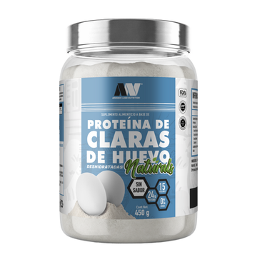 Proteína De Claras De Huevo Naturals Advance Nutrition Sin sabor 450g