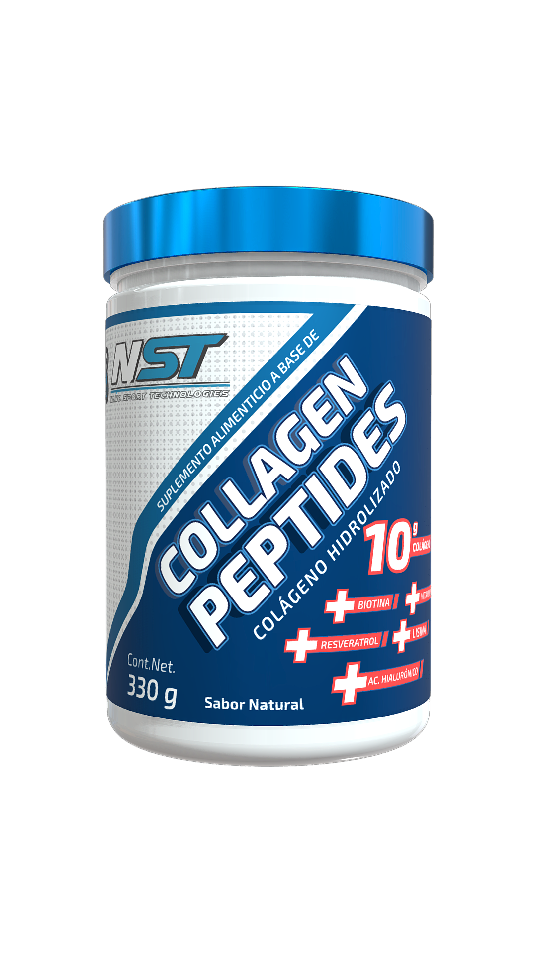 Colágeno Péptidos Hidrolizado Natural Sin sabor 30 Serv. NST