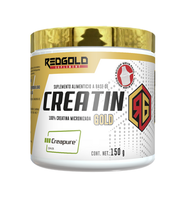 Creatina Monohidratada con Creapure® Red Gold (150 g) 30 servicios