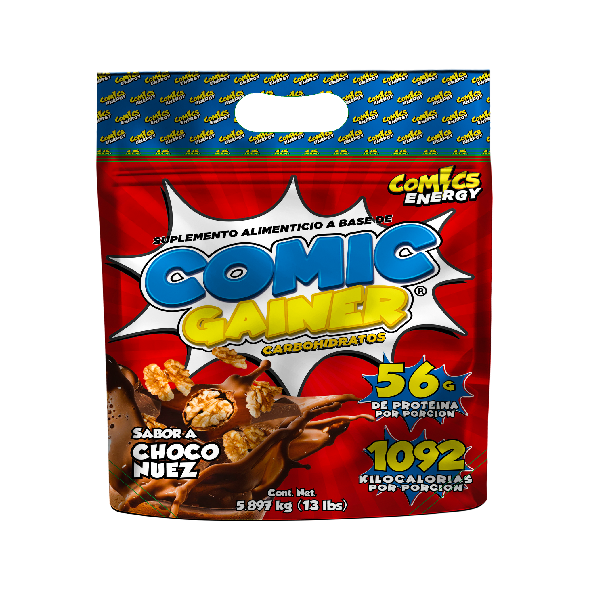 Comic Gainer Ganador Masa Muscular – Comics energy 13 Lbs