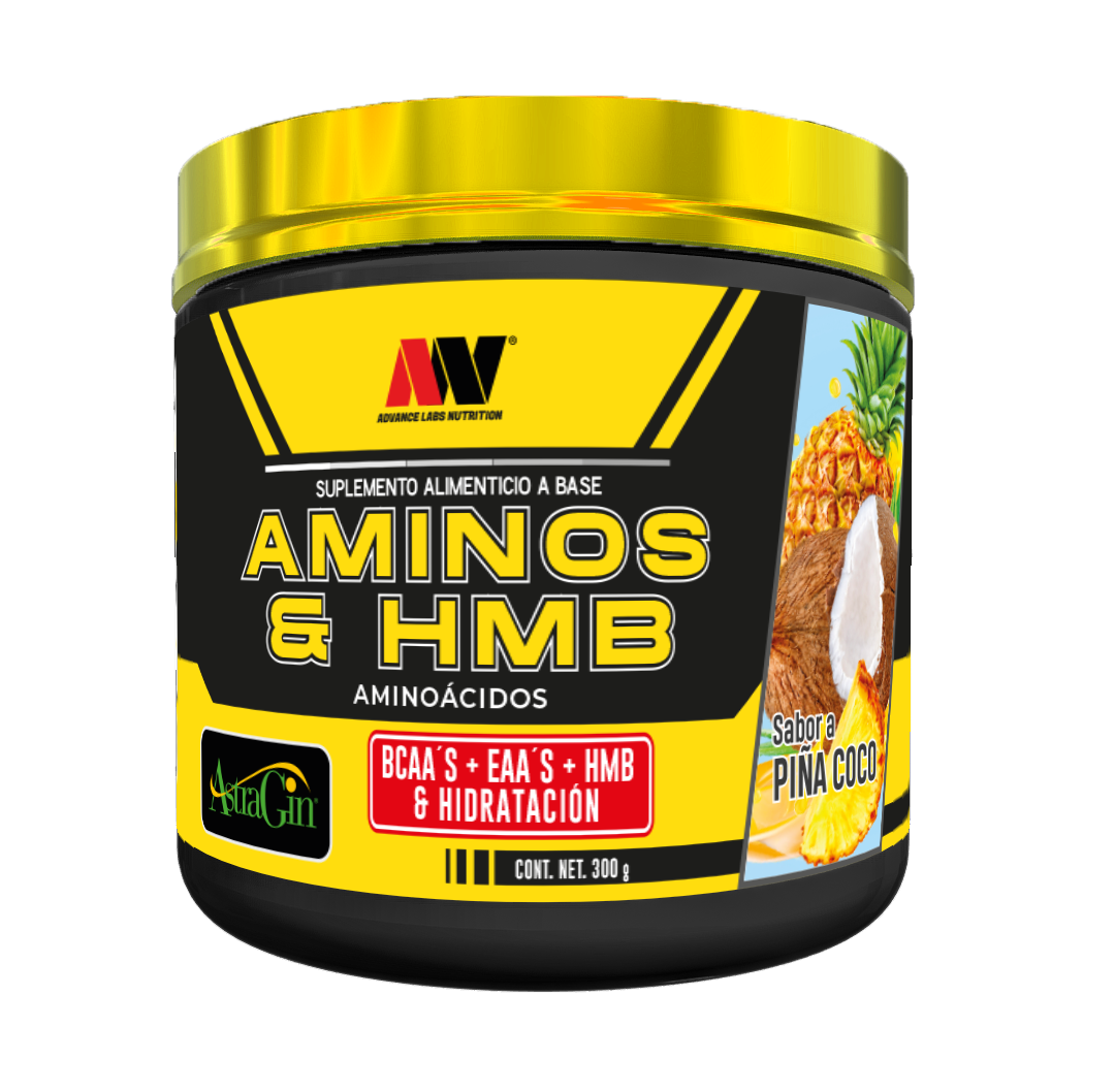Aminos y HMB con ingrediente patentado , 300g - Advantage Nutrition con Astragin®️
