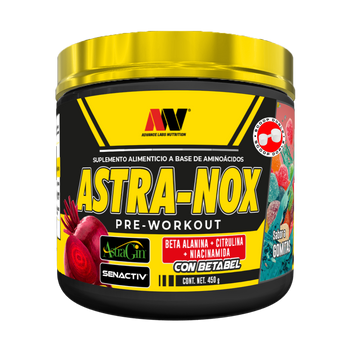 Astra-Nox pre entreno, 450g - Advantage Nutrition con Astragin®️