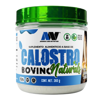 Calostro Bovino Naturals Endulzado con Stevia y Monk Fruit 360 grs.