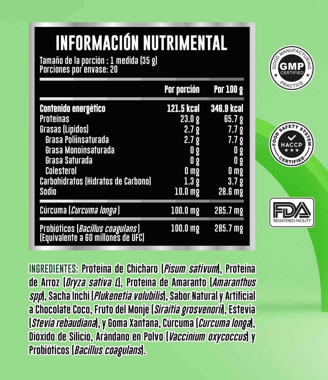 Vegan Protein Naturals 4.4 Lbs Sabor Choco Coco (Stevia/Fruto Del Monje)