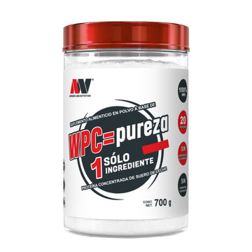 Proteína Suero de Leche WPC = pureza 700 g, 1 Ingrediente