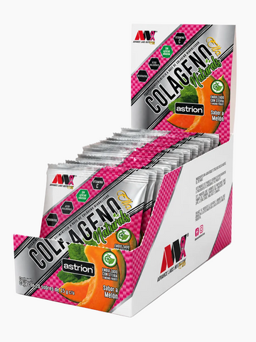 Colágeno Ella Caja con 20 sobres Advance Nutrition Sabor Melón
