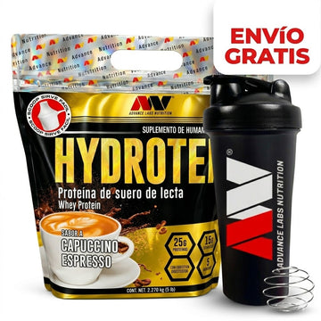 Proteína Hydrotein Bag 5Lbs + Shaker Advance Nutrition
